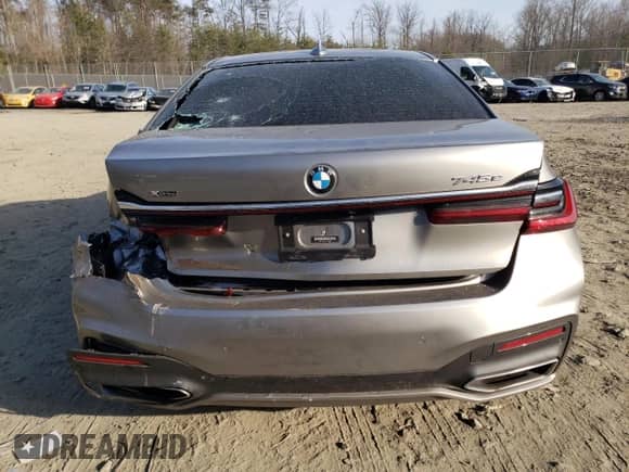 2020 BMW 7 Series with VIN WBA7W4C07LCD18314, listed as a Copart auction lot 43724774 with 25,873 mi miles and . Bid and sale history available at DreamBid. Image 6.