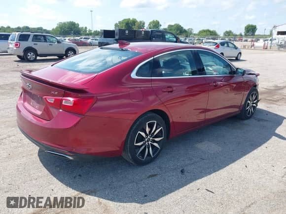 2020 Chevrolet Malibu RS with VIN 1G1ZG5ST7LF057085, listed as a IAAI auction lot 42847965 with 51,671 mi miles and . Bid and sale history available at DreamBid. Image 4.