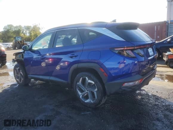 2022 Hyundai Tucson SEL with VIN 5NMJCCAE7NH049243, listed as a Copart auction lot 86437215 with 62,657 mi miles and Salvage title. Bid and sale history available at DreamBid. Image 2.