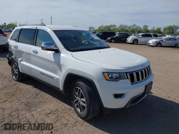 2018 Jeep Grand Cherokee Limited with VIN 1C4RJFBG8JC509223, listed as a IAAI auction lot 42155184 with 68,382 mi miles and . Bid and sale history available at DreamBid. Image 1.