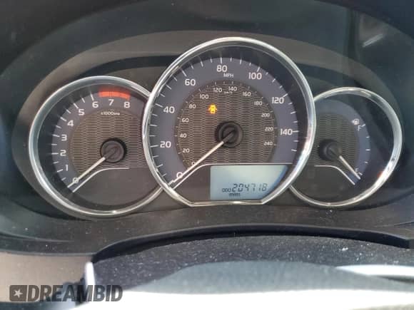 2016 Toyota Corolla L with VIN 2T1BURHE6GC616206, listed as a Copart auction lot 81567865 with 204,718 mi miles and Clean title. Bid and sale history available at DreamBid. Image 9.