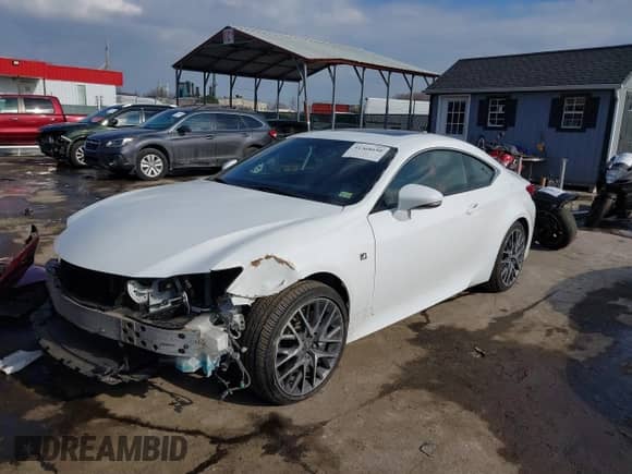 2016 Lexus RC 300 F Sport with VIN JTHSM5BC4G5000726, listed as a IAAI auction lot 41368650 with 52,925 mi miles and . Bid and sale history available at DreamBid. Image 2.