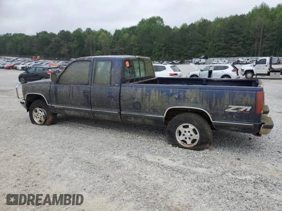 1993 Chevrolet Silverado 2500 с VIN 1GCFK29K4PE247281, выставлен на аукционе Copart как лот 55082295 с пробегом 375 762 миль миль и Чистый • Clean title. История ставок и продаж доступна на DreamBid. Изображение 2.