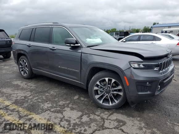 2022 Jeep Grand Cherokee Overland with VIN 1C4RJKDG2N8514545, listed as a Copart auction lot 56715055 with 53,272 mi miles and Salvage title. Bid and sale history available at DreamBid. Image 4.