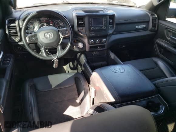 2020 Ram 1500 Rebel with VIN 1C6SRFET2LN281804, listed as a Copart auction lot 63704155 with 102,975 mi miles and Salvage title. Bid and sale history available at DreamBid. Image 8.