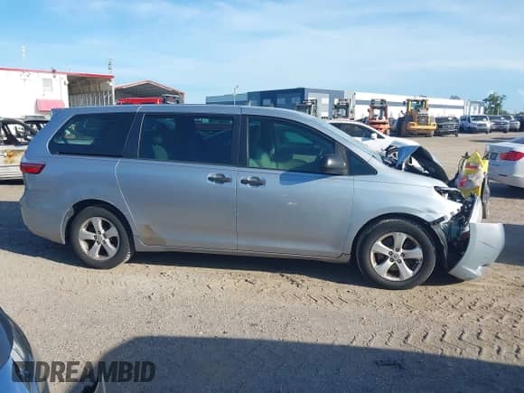 2016 Toyota Sienna L with VIN 5TDZK3DC4GS695422, listed as a IAAI auction lot 42695719 with 97,387 mi miles and . Bid and sale history available at DreamBid. Image 13.