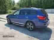 2018 Nissan Pathfinder Platinum with VIN 5N1DR2MM2JC610185, listed as a Copart auction lot 60086215 with 64,048 mi miles and Non repairable. Bid and sale history available at DreamBid. Image 2.