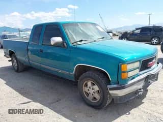 1994 GMC Sierra 1500 with VIN 1GTEK19K9RE543454, listed as a IAAI auction lot 42960337 with 157,405 mi miles and . Bid and sale history available at DreamBid. Image 1.