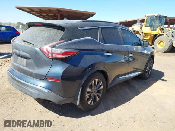 2015 Nissan Murano S with VIN 5N1AZ2MH4FN288408, listed as a IAAI auction lot 41694520 with 104,546 mi miles and . Bid and sale history available at DreamBid. Image 4.