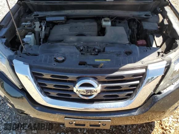 2017 Nissan Pathfinder SL with VIN 5N1DR2MN0HC678469, listed as a Copart auction lot 57672275 with 156,111 mi miles and Salvage title. Bid and sale history available at DreamBid. Image 12.