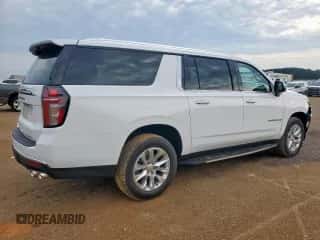 2023 Chevrolet Suburban Premier с VIN 1GNSCFKD7PR470834, выставлен на аукционе Copart как лот 84462395 с пробегом 52 720 миль миль и Списание • Salvage title. История ставок и продаж доступна на DreamBid. Изображение 3.