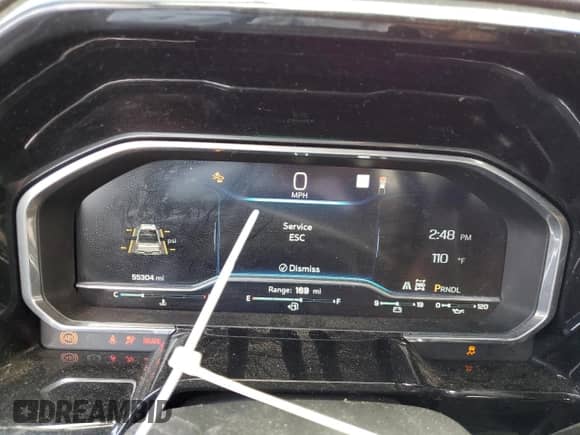 2022 Chevrolet Silverado 1500 LT with VIN 1GCPDDEK2NZ545057, listed as a Copart auction lot 62767975 with 55,304 mi miles and Salvage title. Bid and sale history available at DreamBid. Image 9.