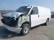 2024 Chevrolet Express Cargo with VIN 1GCWGAFP2R1279801, listed as a IAAI auction lot 42235836 with 11,611 mi miles and . Bid and sale history available at DreamBid. Image 23.