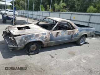 1978 Chevrolet El Camino z VIN 1W80L8Z434291, wystawiony jako Copart lot #69253624 z przebiegiem Nie podano mil oraz Nie do naprawy • Non repairable. Historia ofert i sprzedaży dostępna na DreamBid. Obrazek 1.