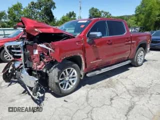 2020 GMC Sierra 1500 SLE with VIN 3GTU9BED7LG148256, listed as a Copart auction lot 66027945 with 20,920 mi miles and Salvage title. Bid and sale history available at DreamBid. Image 1.