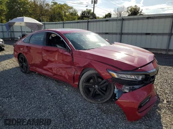 2020 Honda Accord Sport with VIN 1HGCV2F3XLA005833, listed as a Copart auction lot 82200695 with 42,869 mi miles and Salvage title. Bid and sale history available at DreamBid. Image 4.