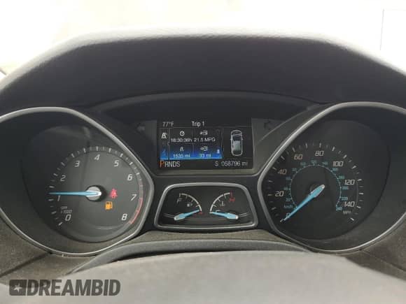 2014 Ford Focus Titanium with VIN 1FADP3J26EL227901, listed as a Copart auction lot 70023645 with 68,796 mi miles and Salvage title. Bid and sale history available at DreamBid. Image 9.