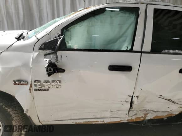 2023 Ram 1500 Tradesman z VIN 1C6RR7FT2PS528376, wystawiony jako Copart lot #87434494 z przebiegiem Nie podano mil oraz Szkoda całkowita • Salvage title. Historia ofert i sprzedaży dostępna na DreamBid. Obrazek 7.