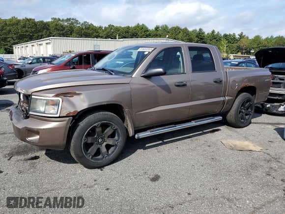 2010 Dodge Dakota Bighorn/Lonestar with VIN 1D7CW3GK5AS104757, listed as a Copart auction lot 81603355 with 208,869 mi miles and Salvage title. Bid and sale history available at DreamBid. Image 1.