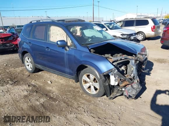 2014 Subaru Forester Limited z VIN JF2SJAJC5EH427169, wystawiony jako IAAI lot #43337297 z przebiegiem 144 816 mil mil oraz . Historia ofert i sprzedaży dostępna na DreamBid. Obrazek 1.