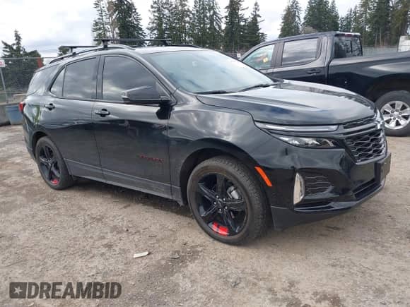 2024 Chevrolet Equinox Premier с VIN 3GNAXXEG1RL129936, выставлен на аукционе IAAI как лот 41637297 с пробегом 11 612 миль миль и . История ставок и продаж доступна на DreamBid. Изображение 1.