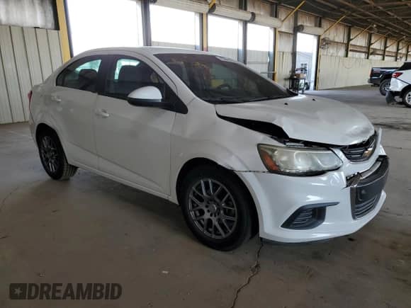 2017 Chevrolet Sonic LS с VIN 1G1JB5SH6H4154787, выставлен на аукционе Copart как лот 45044695 с пробегом 79 369 миль миль и Списание • Salvage title. История ставок и продаж доступна на DreamBid. Изображение 4.