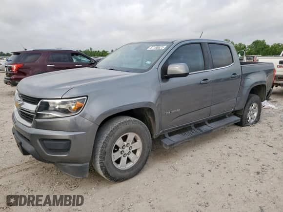 2019 Chevrolet Colorado 2WD Work Truck with VIN 1GCGSBEA8K1294864, listed as a Copart auction lot 57108625 with 66,260 mi miles and Salvage title. Bid and sale history available at DreamBid. Image 1.