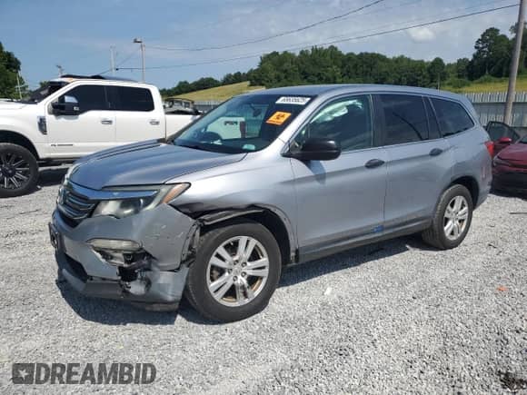 2016 Honda Pilot LX z VIN 5FNYF6H17GB024521, wystawiony jako Copart lot #65635625 z przebiegiem 168 863 mil mil oraz Szkoda całkowita • Salvage title. Historia ofert i sprzedaży dostępna na DreamBid. Obrazek 1.