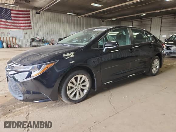 2024 Toyota Corolla LE с VIN 5YFB4MDE8RP115085, выставлен на аукционе Copart как лот 84218605 с пробегом 927 миль миль и Списание • Salvage title. История ставок и продаж доступна на DreamBid. Изображение 1.
