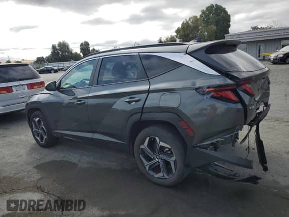 2024 Hyundai Tucson SEL with VIN KM8JBDD28RU150568, listed as a Copart auction lot 72099515 with 36,917 mi miles and Salvage title. Bid and sale history available at DreamBid. Image 2.
