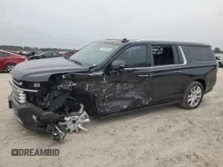 2021 Chevrolet Suburban High Country с VIN 1GNSCGKL5MR144880, выставлен на аукционе Copart как лот 87945845 с пробегом Не указан миль и Списание • Salvage title. История ставок и продаж доступна на DreamBid. Изображение 1.
