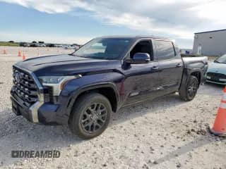 2023 Toyota Tundra Platinum with VIN 5TFNA5DB3PX115091, listed as a Copart auction lot 56911875 with 25,997 mi miles and Clean title. Bid and sale history available at DreamBid. Image 1.