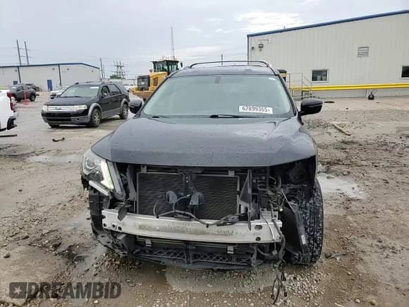 2017 Nissan Pathfinder SV with VIN 5N1DR2MN5HC602455, listed as a Copart auction lot 62899365 with 144,937 mi miles and Salvage title. Bid and sale history available at DreamBid. Image 15.