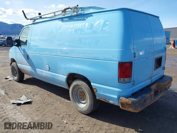 2007 Ford Econoline Cargo Commercial with VIN 1FTNE14W07DB41164, listed as a IAAI auction lot 41566579 with 206,127 mi miles and . Bid and sale history available at DreamBid. Image 3.