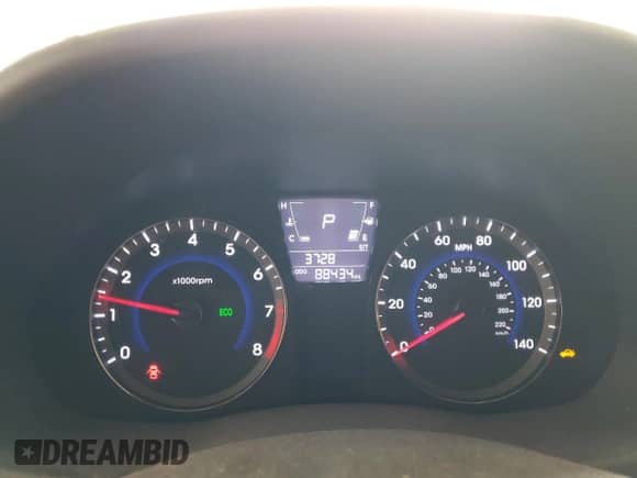 2014 Hyundai Accent SE с VIN KMHCU5AE0EU191407, выставлен на аукционе Copart как лот 80986545 с пробегом 88 434 миль миль и Списание • Salvage title. История ставок и продаж доступна на DreamBid. Изображение 9.