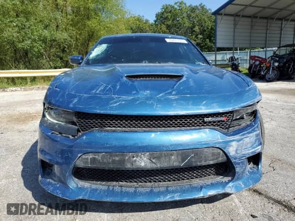 2022 Dodge Charger R/T with VIN 2C3CDXCT5NH237185, listed as a Copart auction lot 70471515 with 56,405 mi miles and Salvage title. Bid and sale history available at DreamBid. Image 5.