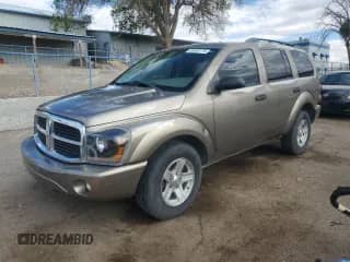 2005 Dodge Durango SLT with VIN 1D4HD48N35F605264, listed as a Copart auction lot 55932775 with 170,548 mi miles and Salvage title. Bid and sale history available at DreamBid. Image 1.