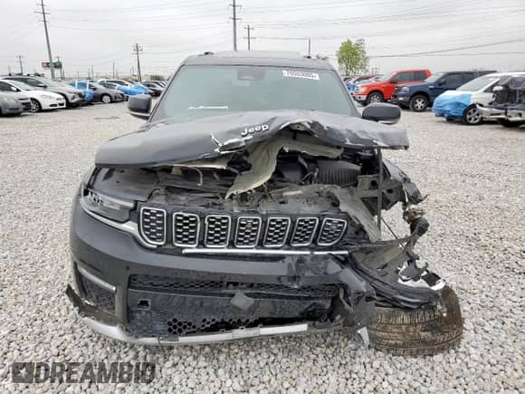 2021 Jeep Grand Cherokee Summit Reserve with VIN 1C4RJKEG0M8103657, listed as a Copart auction lot 70553005 with 91,168 mi miles and Salvage title. Bid and sale history available at DreamBid. Image 5.