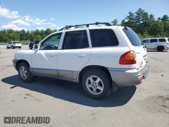 2002 Hyundai Santa Fe GLS with VIN KM8SC73D62U267075, listed as a Copart auction lot 65720765 with 179,222 mi miles and Salvage title. Bid and sale history available at DreamBid. Image 2.