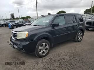 2014 Honda Pilot EX-L with VIN 5FNYF3H59EB014264, listed as a Copart auction lot 81309265 with 179,819 mi miles and Salvage title. Bid and sale history available at DreamBid. Image 1.