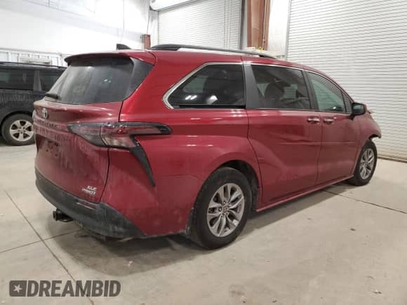 2023 Toyota Sienna XLE z VIN 5TDJSKFC2PS099746, wystawiony jako Copart lot #43173415 z przebiegiem Nie podano mil oraz Szkoda całkowita • Salvage title. Historia ofert i sprzedaży dostępna na DreamBid. Obrazek 3.