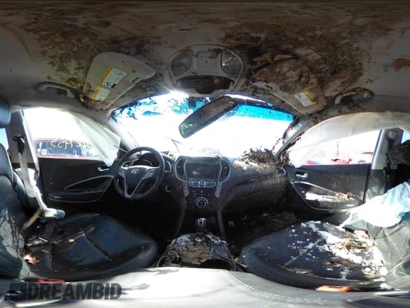 2014 Hyundai Santa Fe z VIN 5XYZUDLA6EG198589, wystawiony jako IAAI lot #41627953 z przebiegiem 155 556 mil mil oraz . Historia ofert i sprzedaży dostępna na DreamBid. Obrazek 17.