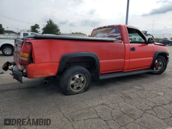 2003 GMC Sierra 1500 Work Truck with VIN 1GTEC14V23Z170224, listed as a Copart auction lot 66725914 with 244,536 mi miles and Salvage title. Bid and sale history available at DreamBid. Image 3.