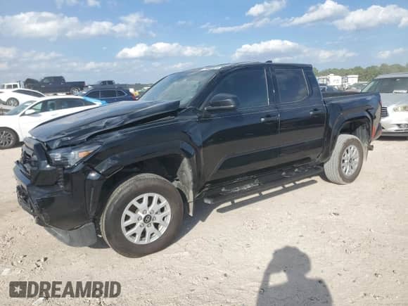 2024 Toyota Tacoma SR с VIN 3TYKD5HNXRT015274, выставлен на аукционе Copart как лот 89548525 с пробегом 16 536 миль миль и Списание • Salvage title. История ставок и продаж доступна на DreamBid. Изображение 1.