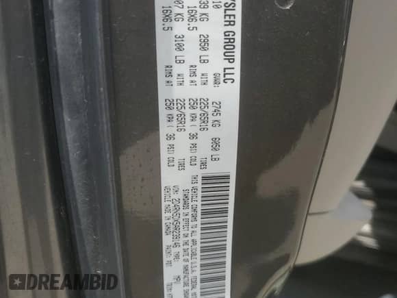 2010 Dodge Grand Caravan SXT z VIN 2D4RN5DX5AR239146, wystawiony jako Copart lot #66166755 z przebiegiem 190 078 mil mil oraz Szkoda całkowita • Salvage title. Historia ofert i sprzedaży dostępna na DreamBid. Obrazek 13.