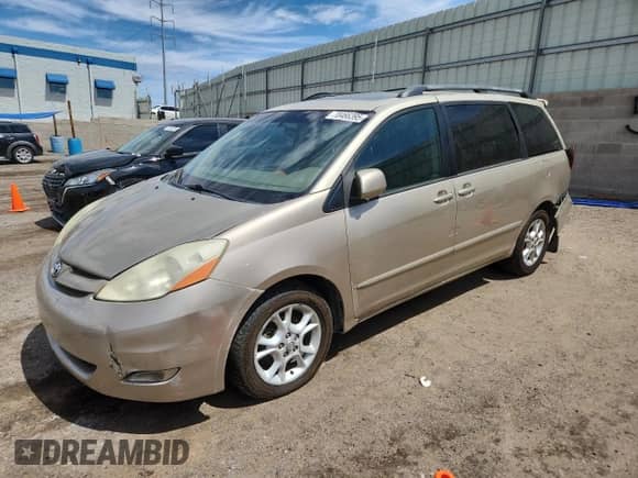 2006 Toyota Sienna XLE z VIN 5TDZA22C36S551052, wystawiony jako Copart lot #70466395 z przebiegiem 174 076 mil mil oraz Szkoda całkowita • Salvage title. Historia ofert i sprzedaży dostępna na DreamBid. Obrazek 1.