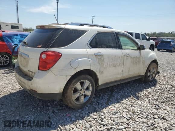 2013 Chevrolet Equinox LTZ with VIN 1GNFLGEK9DZ132722, listed as a Copart auction lot 52683025 with Not provided miles and Salvage title. Bid and sale history available at DreamBid. Image 3.
