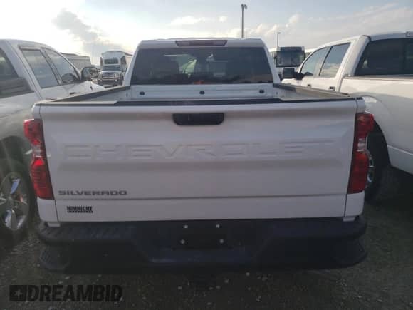 2024 Chevrolet Silverado 1500 Work Truck с VIN 1GCRAAEDXRZ158926, выставлен на аукционе Copart как лот 81693294 с пробегом 25 319 миль миль и Списание • Salvage title. История ставок и продаж доступна на DreamBid. Изображение 6.