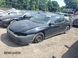 2005 Chevrolet Monte Carlo LS with VIN 2G1WW12E759108371, listed as a Copart auction lot 62668045 with Not provided miles and Salvage title. Bid and sale history available at DreamBid. Image 1.