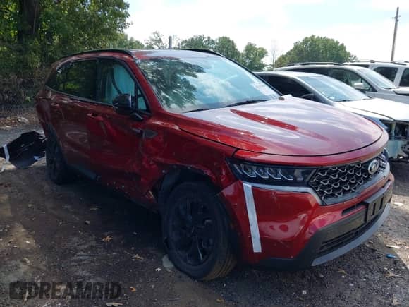 2021 Kia Sorento S with VIN 5XYRLDLC8MG017317, listed as a IAAI auction lot 43147600 with 33,194 mi miles and . Bid and sale history available at DreamBid. Image 1.